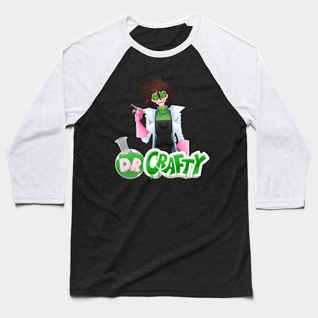 Dr Crafty Vtuber shirt - 4 Baseball T-Shirt by DrCrafty